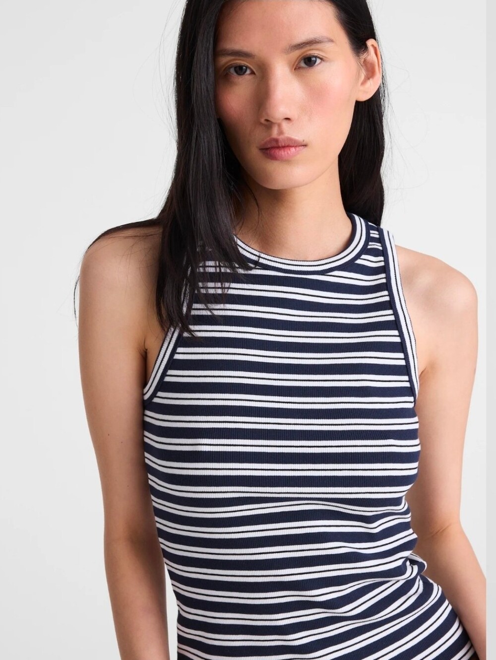 Madewell The Essential Tank in Utility Rib